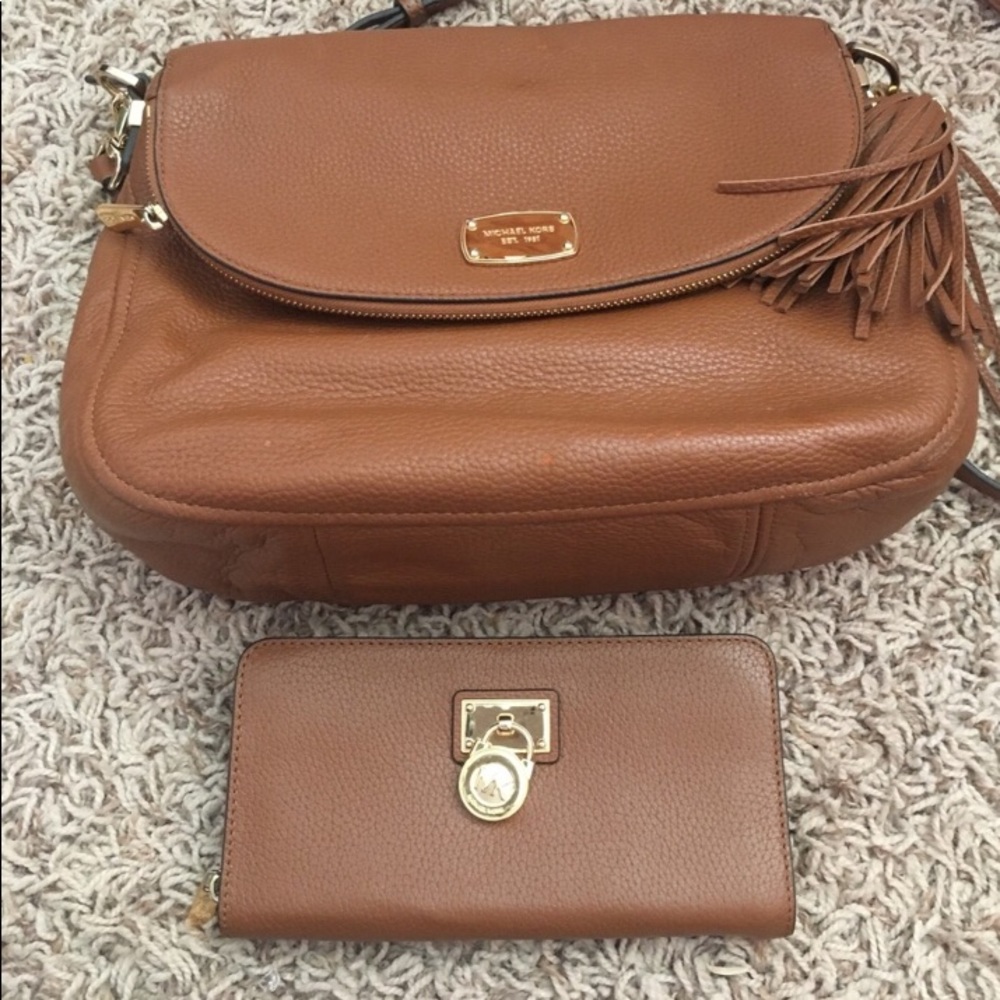 Michael Kors Crossbody/ Shoulder Handbag+Wallet